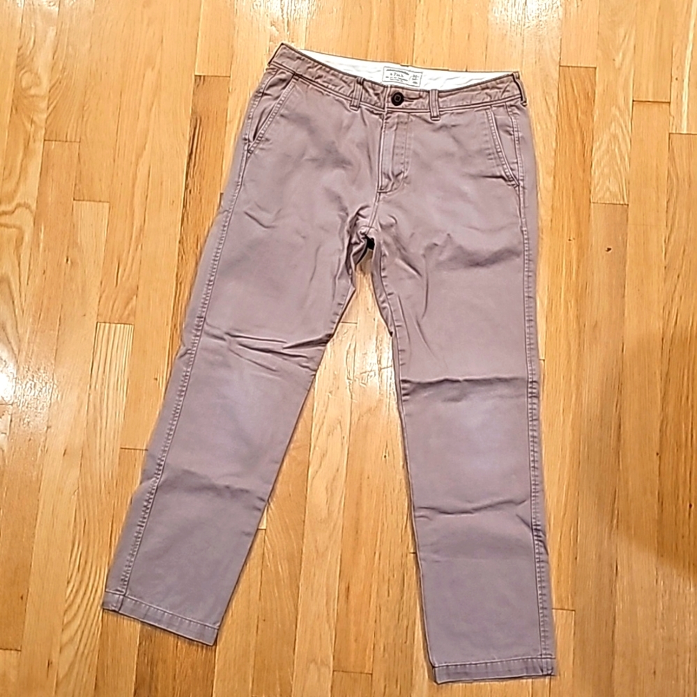 Abercrombie & Fitch Mens Khaki Pant 30x30
